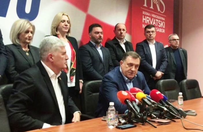 Zabrinjavajuće poruke: Čović i Dodik stavili karte na sto