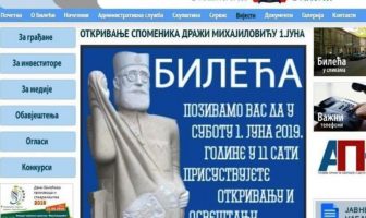 Četništvo u institucijama: Otkrivanje i osveštanje spomenika Draži Mihailoviću u Bileći Četništvo u institucijama: Otkrivanje i osveštanje spomenika Draži Mihailoviću u Bileći