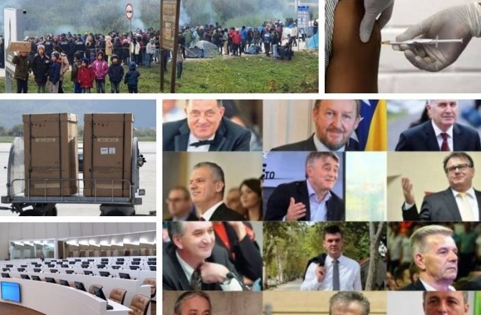 2020-ta u crticama: Migranti „zarobljeni“ u BiH, sumnjivo nabavljeni respiratori, „zaključano zdravstvo“, rješavanje ekonomske krize kreditima