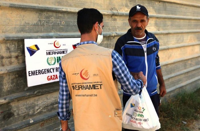 Palestinskom narodu u Pojasu Gaze stigla prva isporuka humanitarne pomoći Merhameta i građana BiH