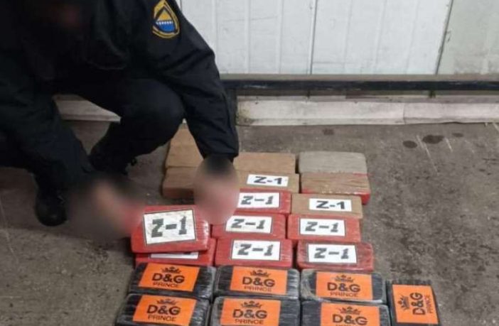Na području Sarajeva zaplijenjena 52 kilograma kokaina