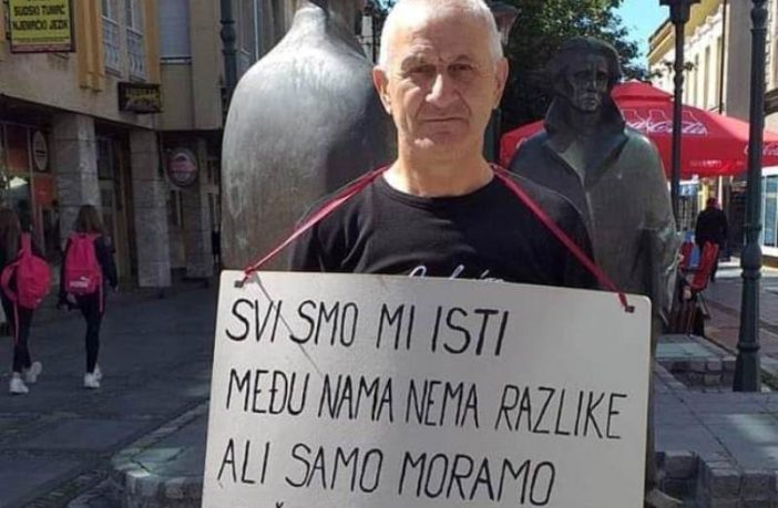 Tuzlanski mirovni aktivista Ramiz Berbić: Mržnja nam je postala patriotizam, promijenimo se!